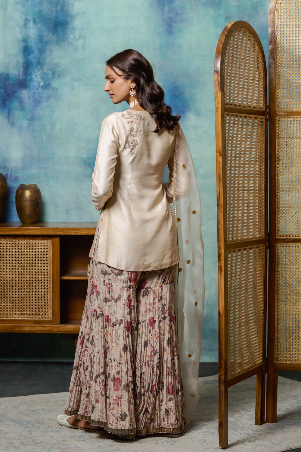 Marble Embroidered Kurta Set